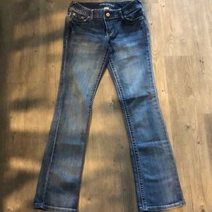 Straight/boot cut jeans. Medium wash size 5/6